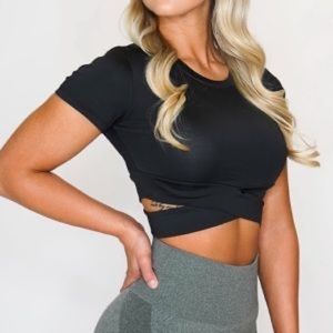 NVGTN Black Crossbody Tee